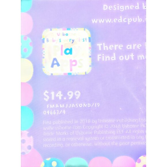 Usborne Babys Very First Slide And See Nighttime Board Book - Picture 4 of 16